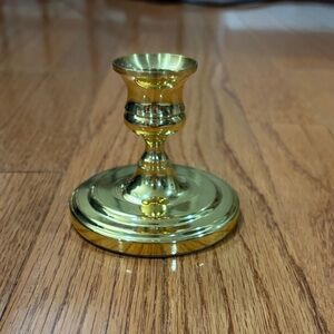 Baldwin Brass Gold Candle Holder